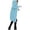 c-Light Blue, variant on TIANZEN Women Autumn Winter Casual Fashion Solid Color Drawstring Hooded Long Zipper Pocket Coat Long Jacket Coat Jackets for Women Fashion Casual Cargo Jacket Women Young Womens Jackets