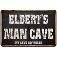 thumbnail image 1 of ELBERT'S Man Cave Black Grunge Sign Home Decor Gift Cave Funny 208120004275, 1 of 1