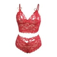 thumbnail image 6 of Bigersell Underwear Women Seamless Clearance Womens Underwear Cheeky Seamless Panty Style P-431 Polyester Cheeky Panties Ladies Seamless Thong Briefs High Waist Women's Bikini Panties Red L, 6 of 8