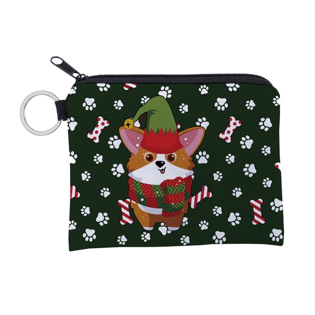 Maoww Chang Purse Christmas Gift Water Resistance Storage Bag Simple Style Key Pack Thick Lining Small Wallet Polyester Coin Purses lqb3034