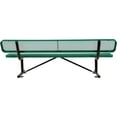 thumbnail image 6 of 96"  Bench With Back Rest, Green, 6 of 7
