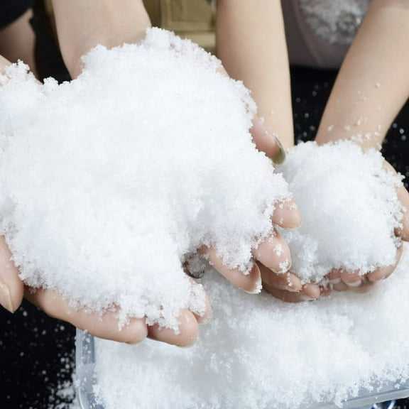Instant Snow Powder 1 Pound – Add Water Will Makes 8 Gallons of Faux Fluffy Snow