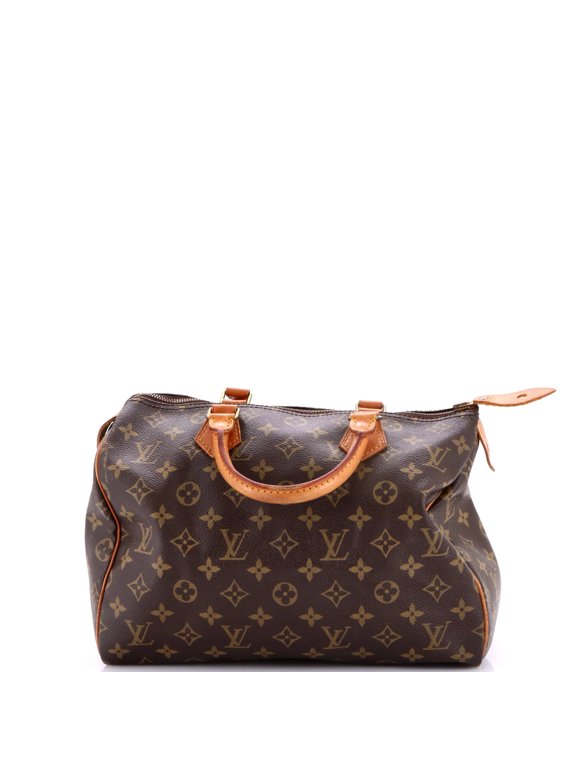 Pre-Owned Speedy Handbag Monogram Canvas 30 By Rebag