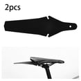 thumbnail image 2 of 2 Pieces Rear Mudguard, Saddle Protection Universal Durable Portable Bike Mud Guard Biking Bike Accessories Bike Rear Tyre Protection Black, 2 of 8