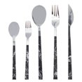 thumbnail image 1 of Cubiertos de cubiertos de cubiertos de cubiertos de acero inoxidable 5pcs Cutter Fork Spoon Utensilios, 1 of 6