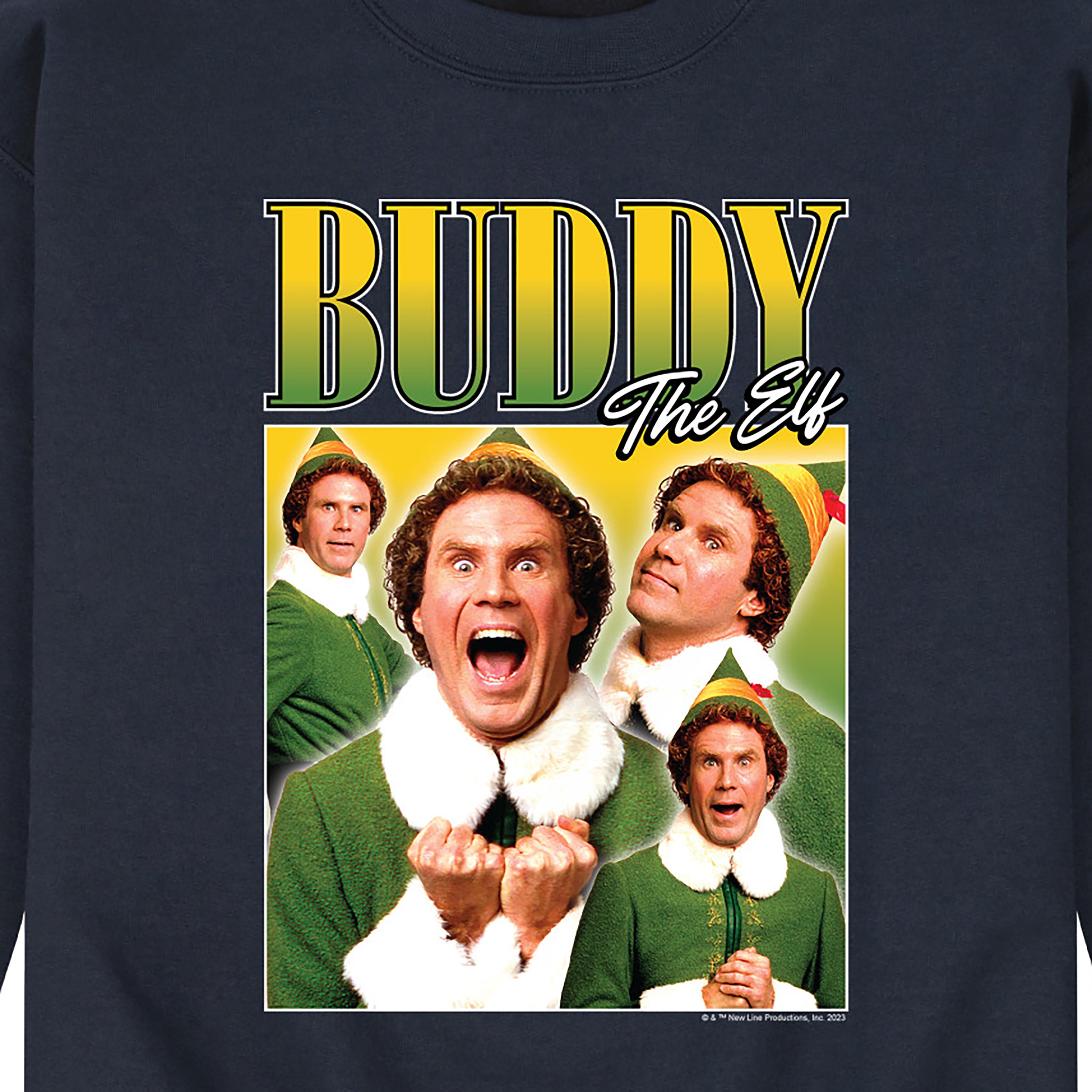 ELF - Buddy The - Men's Crew Neck Fleece Pullover