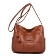 thumbnail image 3 of Nuevo bolso de hombro de piel sintética suave, bolsos de lujo para mujer, bolsos de diseñador de gran capacidad, bolso cruzado para mujer, bolso principal, 3 of 5
