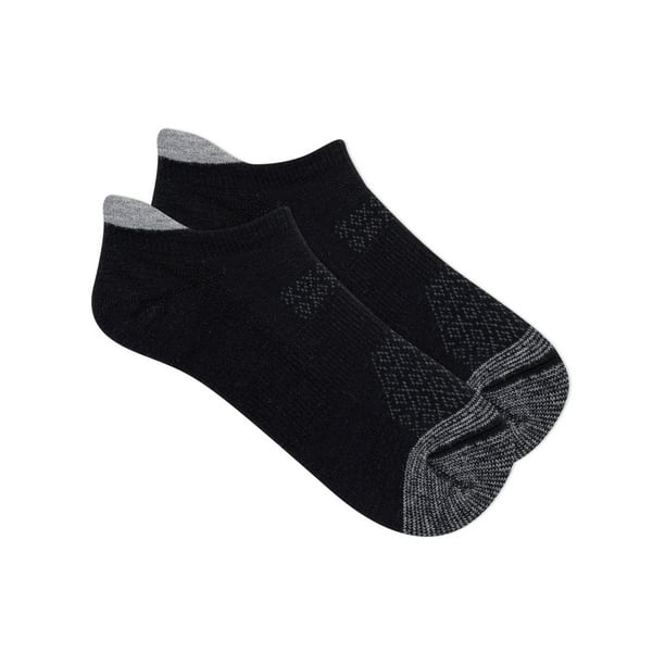 Ozark Trail Women's Merino Wool Blend No Show Tab Hiking Socks, 1 Pack