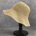 thumbnail image 7 of Women's Floppy Straw Sun Hat - Foldable Packable Wide Brim Beach Hat - Handmade Crochet Bucket Hat for Summer Vacation, Travel Sun Protection & Breathable Design, 7 of 7