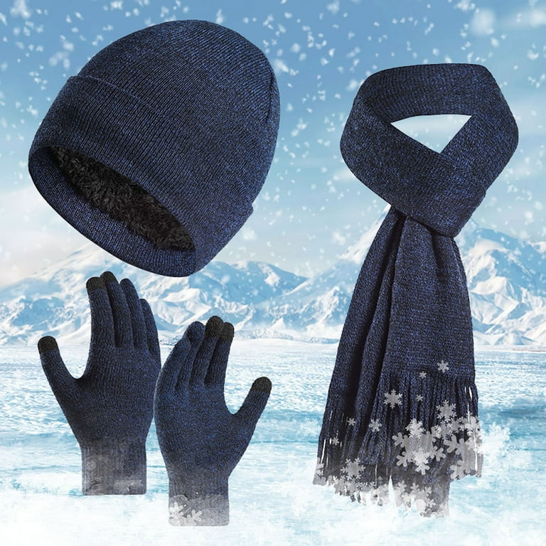 Prolriy Hat and Scarf Set for Women, Women's New Winter Thickened