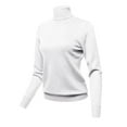 thumbnail image 1 of FashionOutfit Women's Solid Turtle Neck Long Sleeves Knit Sweater Top, 1 of 1