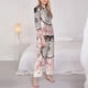 thumbnail image 3 of Balery Dreamcatcher With Owl Conjunto de Pijama con Estampado para Mujer, Conjunto de Dos Piezas con Manga Larga, Ropa de Dormir Suave con Bolsillos, Pijamas Cómodos-Small, 3 of 7