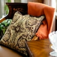 thumbnail image 6 of Organic Club Hermes Sheep Wool Throw Wrap 55x70'' (140x178 cm) Wool Throw Blanket with Fringe for Couch Sofa or Bed, Orange, 6 of 9