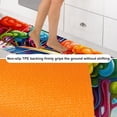 thumbnail image 4 of Graffiti Kitchen Runner - Rectangular, 15.7"x59", Washable, , Absorbent - Rubber Mats, Kitchen Mats, 4 of 6
