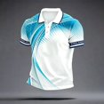 thumbnail image 2 of LNZGNM Soccer Jersey for Men Short Sleeve Soccer Print Polo Shirt,Graphic Sports Jersey for Match Day Fan Outfit,Blue(XXXL), 2 of 4
