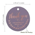 thumbnail image 6 of Inkdotpot Pack Of 50 Thank You For Sharing Our Special Day Bridal Shower-Baby Shower-Retirement-Wedding-Birthday Favor Paper Tags Craft Real Rose Gold Foil Hang Tags, 6 of 6