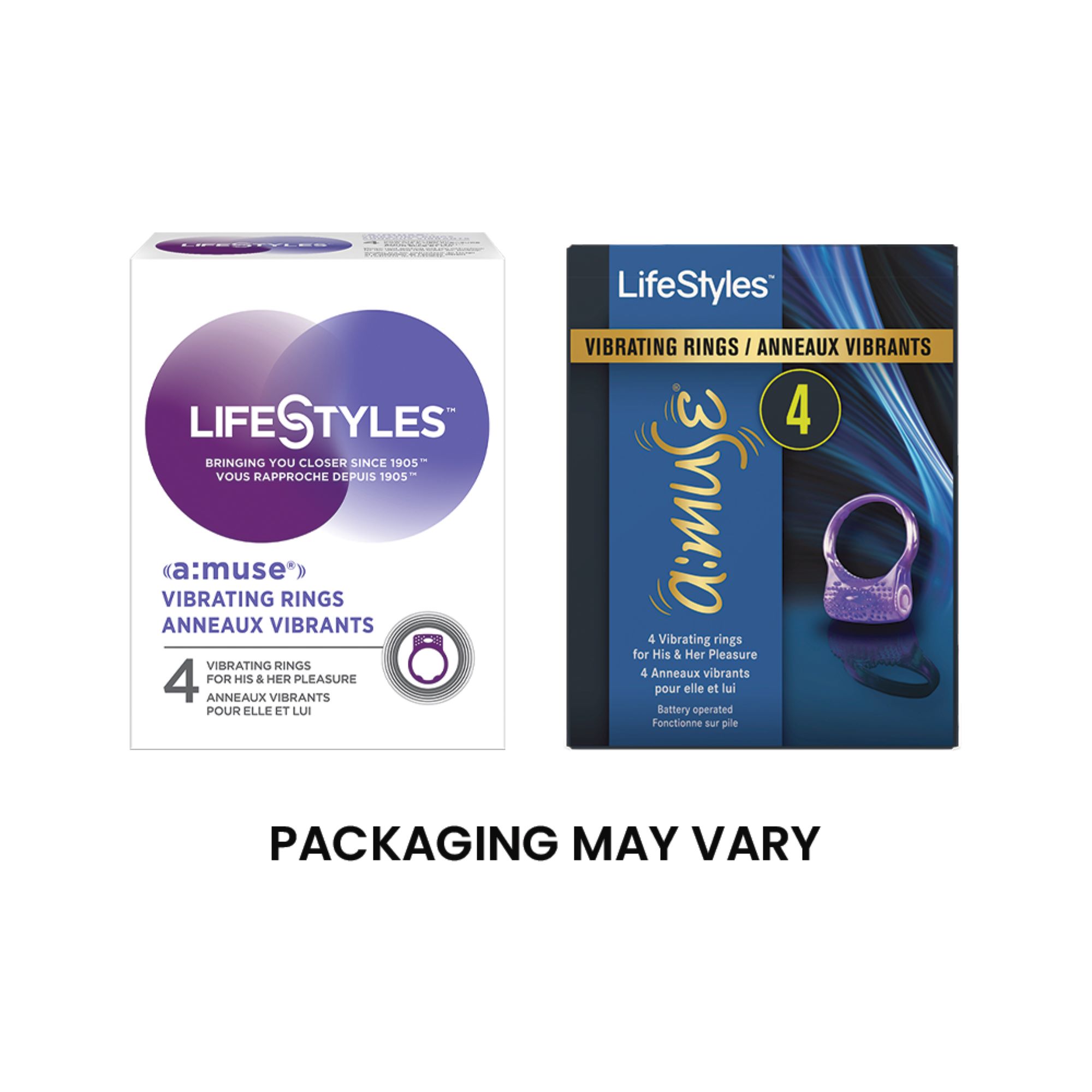 Lifestyles Multi-Pleasure Vibrating Ring Massager, 4 Count - image 4 of 8
