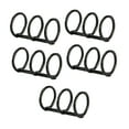 thumbnail image 4 of 5 uds 3 anillos carpetas de hojas metálicas sueltas 3 agujeros anillos de carpeta de hojas metálicas sueltas anillos de libro , Negro 30mm DYNWAVEMX Anillos de libro, 4 of 8