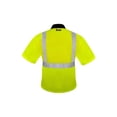 thumbnail image 6 of Fierce Safety Class 2 Green Polo with Black Trim and Moisture Wicking Technology, 6 of 10
