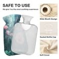 thumbnail image 4 of 2L Hot Water Bottle with Soft Velvet Cover PVC Hot Water Bag for Pain Relief Long-Lasting Warmth Surreal Garden, 4 of 8
