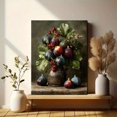 thumbnail image 6 of Rustic Fig Fruit Still Life Canvas Print, Dark Botanical Farmhouse Kitchen Dining Room Home Wall Decor Art, 6 of 8