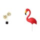 thumbnail image 1 of Figura decorativa de pájaro con hoja de hierro, ideal para escritorio, armario, decoración de interiores, chimenea, jardín de hadas, etc. También disp, 1 of 8