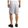 thumbnail image 2 of Champion Mens Long Mesh Shorts with Pockets, L, Athletic Gray, 2 of 2