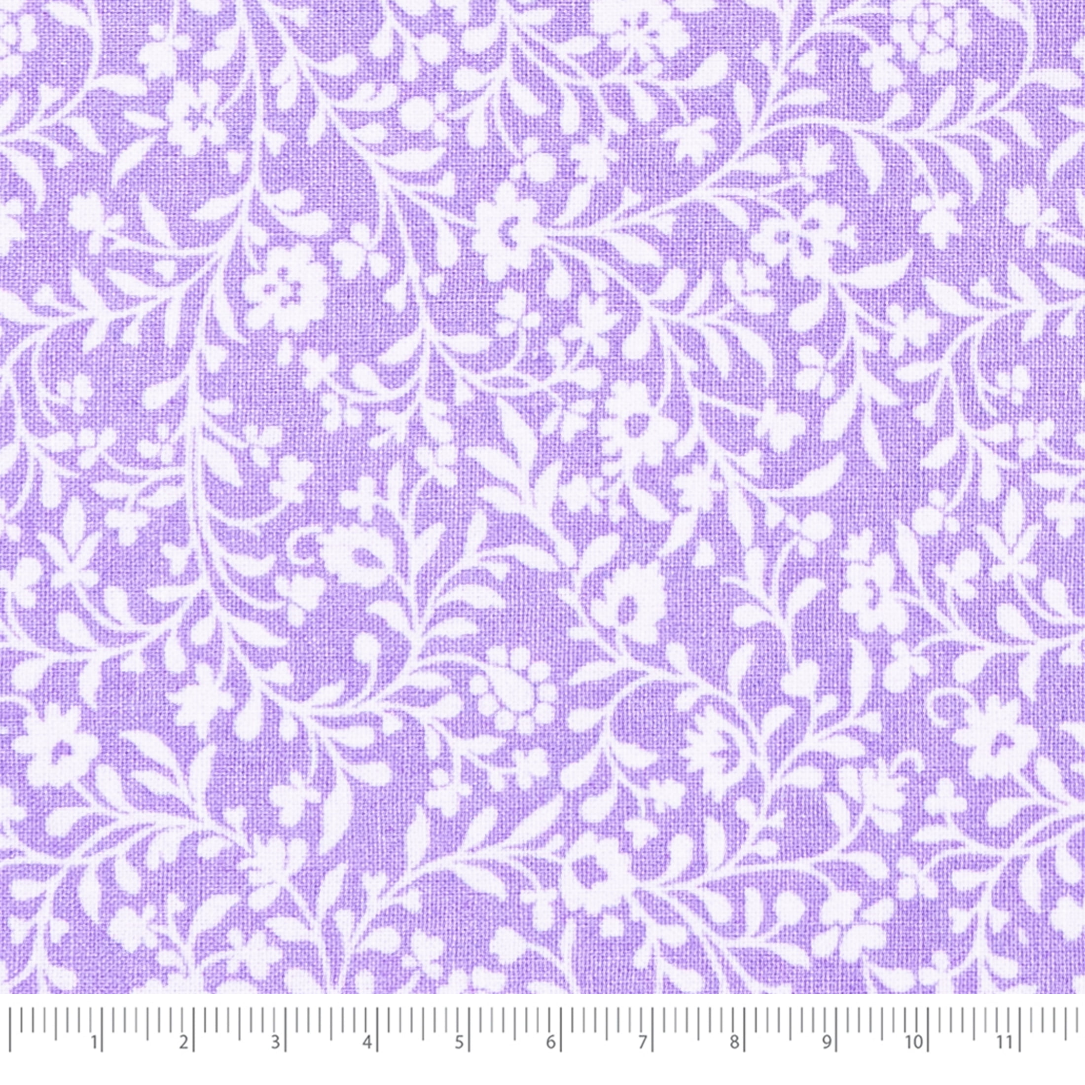 (2 pack) Waverly Inspirations 1 Yard Cut 100% Cotton Prints Fabric Florea Vine Lilac 44" Wide for Quilting & Sewing