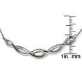 thumbnail image 3 of Chisel  Stainless Steel Polished Twisted Bar 18-inch with 2-inch Extension Necklace, 3 of 3
