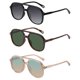thumbnail image 2 of Gafas de sol YDAOWKN Retro Square Aviator UV400 para hombre y mujer, 2 of 7