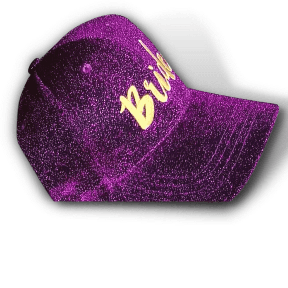 Alnoor USA 1-Pc Bride Hat for Bachelorette Party | Trucker Hat in Red Shimmery & Glitter Material| Bride Hats for Bachelorette Party | Bride Baseball Cap & Beach Hat | Bride Tribe Hat for Women