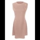 thumbnail image 3 of Vestido Mini Formal de Verano para Mujer, Informal, Sin Mangas, Elegante, con Botones, Ideal para Oficina Rosa S, 3 of 8