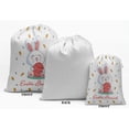 thumbnail image 2 of Darling Souvenir White Rabbit & Egg Easter Party Supplies Favor BagsDrawstring Pouches15 Pieces, 2 of 5