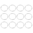 thumbnail image 2 of sunsanly 12Pcs Bathroom Shower Curtain Rings Rust Proof Smooth Gliding Tightly Closed Anti-Drop Round Shower Curtain Hooks, 2 of 8