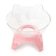 thumbnail image 1 of Kitten Comedero Elevado Transparente Para Gato Rosa, 1 of 5