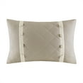 thumbnail image 5 of Madison Park Queen Breanna 4-Piece Cotton Reversible Tailored Bedspread Set, Khaki, 5 of 8