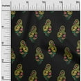 thumbnail image 1 of oneOone Georgette Viscose Fabric Leaves|Swirl & Floral Block Printed Craft Fabric BTY 42 Inch Wide, 1 of 4