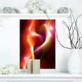 thumbnail image 1 of Abstract Warm Red Fractal Design - Large Abstract Canvas Art, 1 of 3