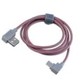 thumbnail image 3 of Cable USB tipo C,Cable cargador USB C,Cable en ángulo tipo C,cable de sincronización del cargador del teléfono,Cable USB-C,Cable de carga tipo C,Cable de datos tipo C 2 piezas, 3 of 8