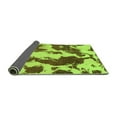 thumbnail image 2 of Ahgly Company Indoor Square Abstract Green Modern Area Rugs, 6' Square, 2 of 4