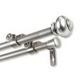 thumbnail image 3 of 5/8" Dia Adjustable 84"-120" double curtain rod with Henrietta Finials - Satin Nickel,(5788-845D), 3 of 3