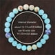thumbnail image 4 of Pulsera de piedra de cristal natural para los hombres las mujeres de la energía de la joyería elástica de cuentas pulsera ajustable para el uso diario Boho estilo de cuentas hechas a mano, 4 of 6