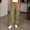 aa09_Khaki, variant on Hilzaten Womens Elastic Waist Cargo Pants Baggy Straight Leg Sport Casual Solid Loose Drawstring Outdoor Womens Pockets Pants