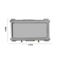 thumbnail image 3 of XYAIYT Wall Mounted Storage Rack for Bathroom and Kitchen with Touchable Screen Organizer Mobile Phone Holder Waterproof Design Devices Up to 6.8 Inches, 3 of 7