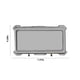 thumbnail image 3 of Organizador de pared para teléfono | Soporte impermeable para pantalla táctil de hasta 6,8 pulgadas | Apto para baño, cocina y ducha | Diseño antivaho con ventana transparente | Fácil instalación si, 3 of 5
