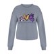 thumbnail image 5 of Gibobby Sudadera sin capucha y ocio Sudaderas para mujer Cuello redondo corto Suelto Manga larga Estampado Blusa Top （Gris， M), 5 of 5