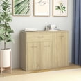 thumbnail image 1 of Charmma Sideboard Cabinet Sonoma Oak 34.7"x11.8"x27.6" Chipboard, 1 of 6