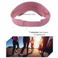 thumbnail image 3 of Minzimin 1Pack Sun Visor Hats for Women Men Adjustable UV Protection Outdoor Sports Golf Running Sun Caps, 3 of 7
