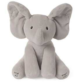 GUND Baby Animated Flappy The Elephant Stuffed Animal Plush, Gray, 12"
