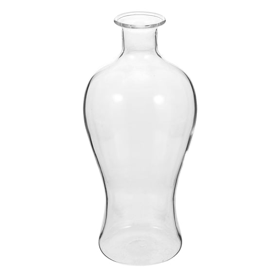TAILTOSS Glass Bud Vase Tall Flower Arrangement Vase Narrow Neck for Home Office Décor